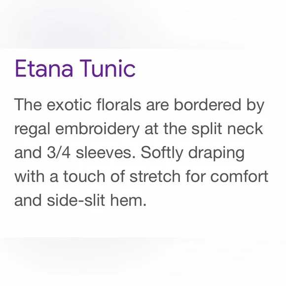 Sundance Mustard Floral Tunic - Etana - Picture 5 of 14